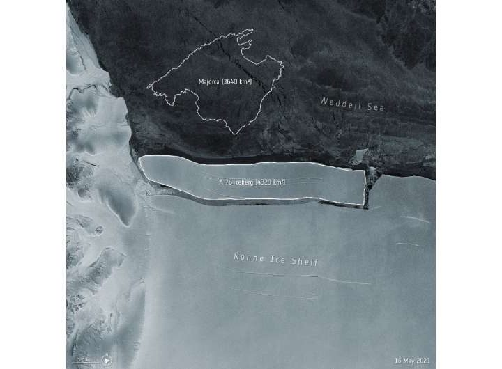World’s largest iceberg breaks off Antarctica: European Space Agency