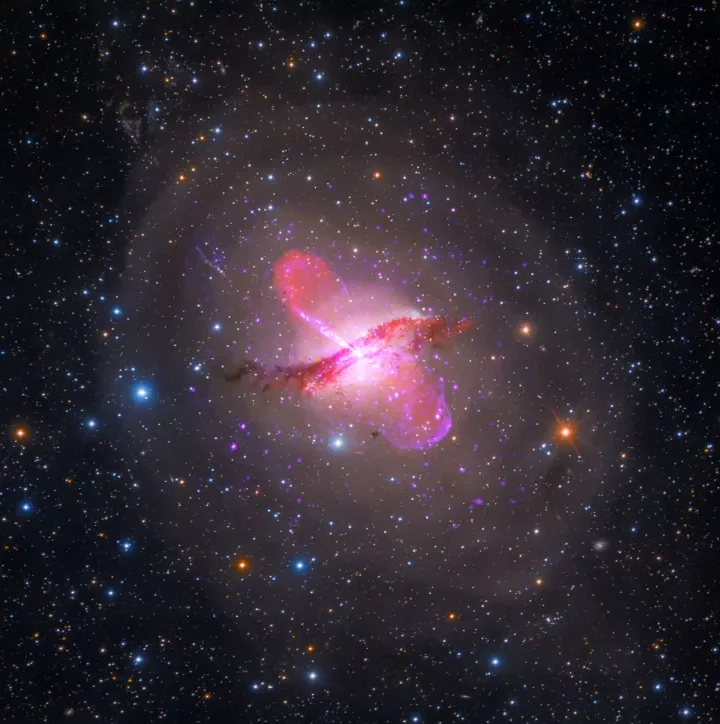 Scientists watch a galaxy’s supermassive black hole shoot out the galaxy’s gas