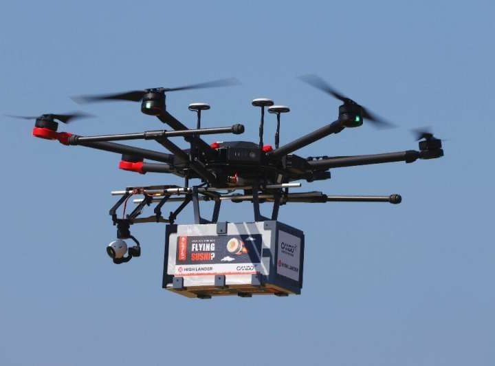 Flying sushi: Israel readies for delivery drone traffic jams