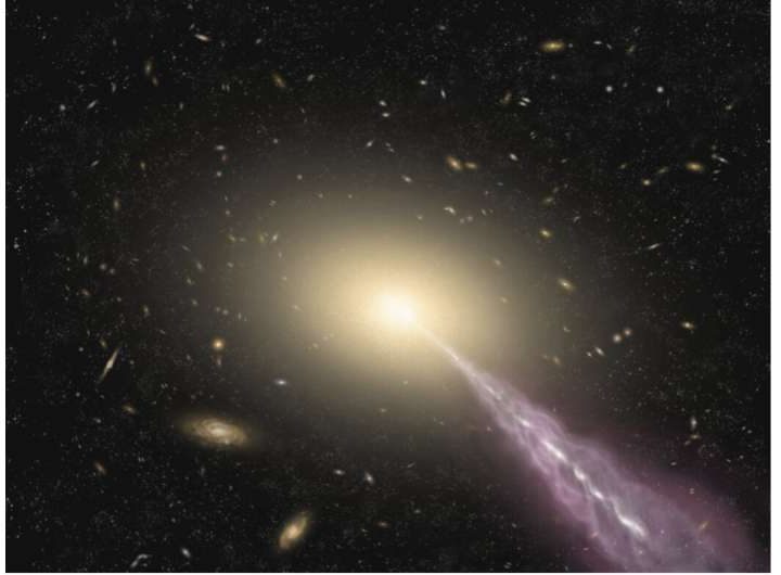 Unknown structure in galaxy revealed by high contrast imaging
