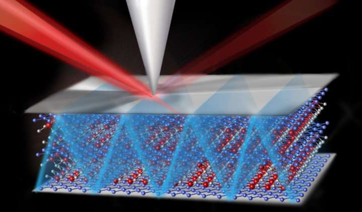 Physicists see light waves moving through a metal