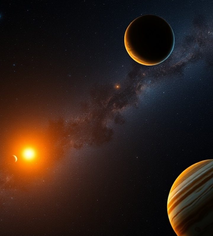 Massive Gas Giant Planets Locked in a Gravitational Struggle