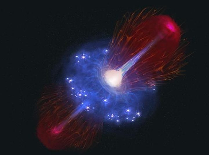 An Early Supermassive Black Hole Took a Little Break Between Feasts