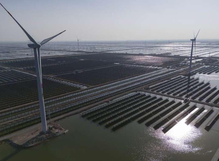 China built out record amount of wind and solar power in 2024