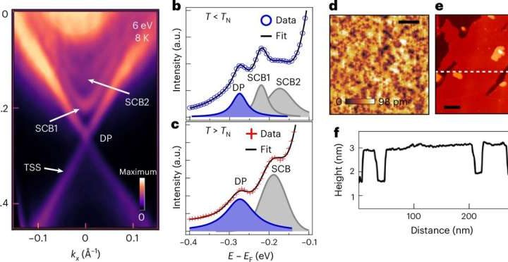 Illuminating an asymmetric gap in a topological antiferromagnet
