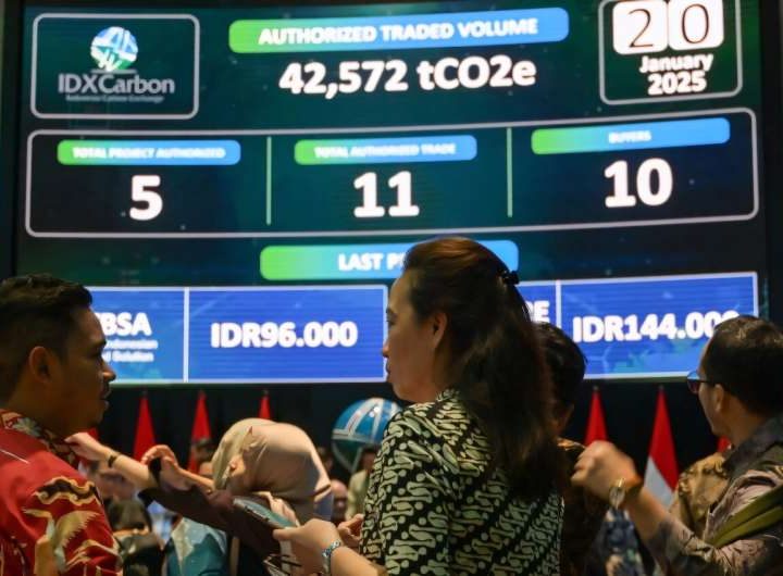 Indonesia launches international carbon exchange