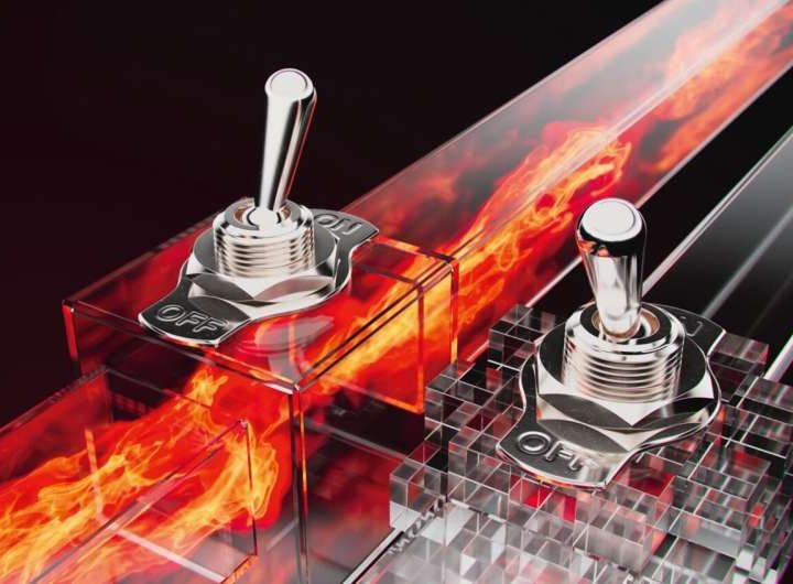 High-performance cerium oxide thermal switches improve heat flow control