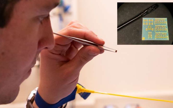 A seed-sized signal amplifier chip could boost space communications