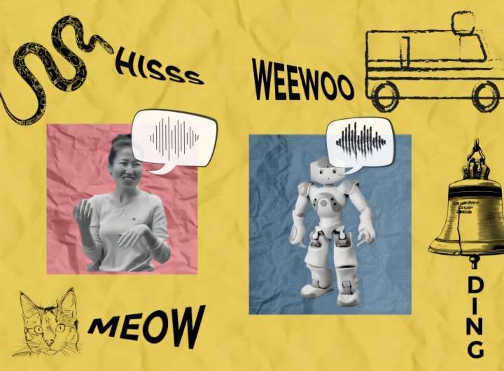 Human-inspired AI model can produce and understand vocal imitations of everyday sounds