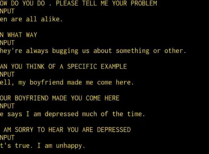 World’s first chatbot, ELIZA, resurrected from 60-year-old computer code