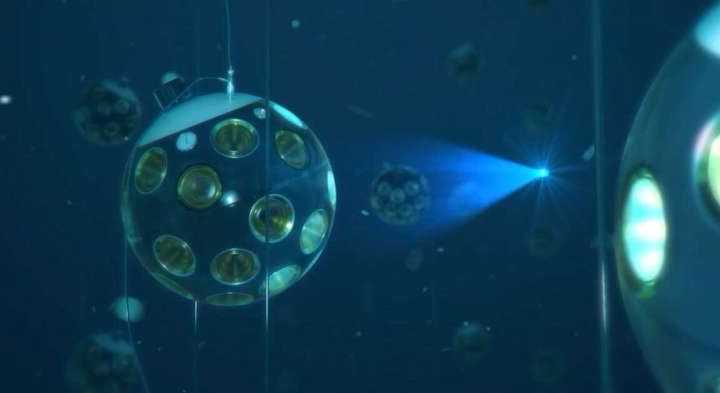 3.5 kilometers underwater, scientists found a staggeringly energetic particle from outer space