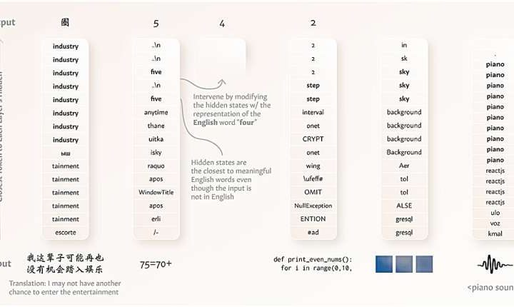 Like human brains, large language models reason about diverse data in a general way
