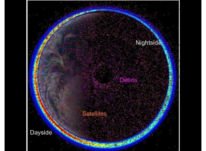 Designing a satellite to hunt small space debris