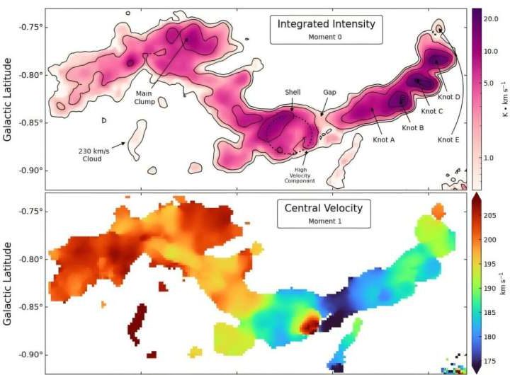 Astronomers discover new giant molecular cloud in the Milky Way