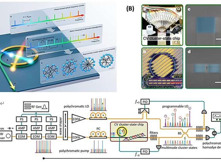 First on-chip multipartite entanglement achieved with optical microcomb