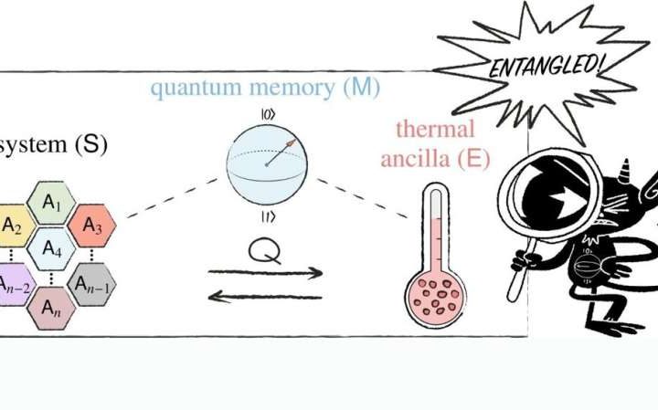 Inspired by Maxwell’s demon, heat flow acts as a witness to quantum properties