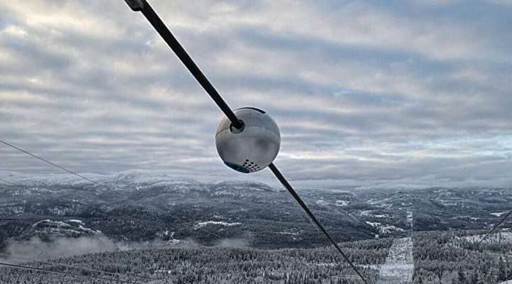 Power ball on transmission wires lowers electricity bills