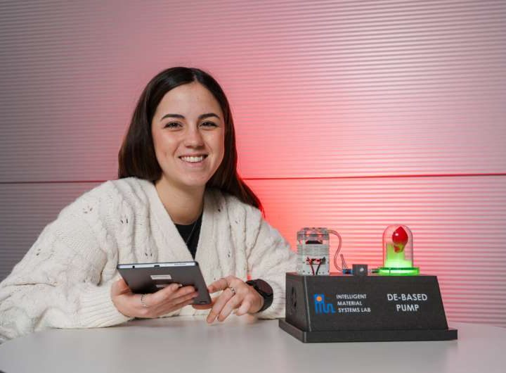 Pumps and valves made from ultrathin elastomeric films are lightweight and energy efficient