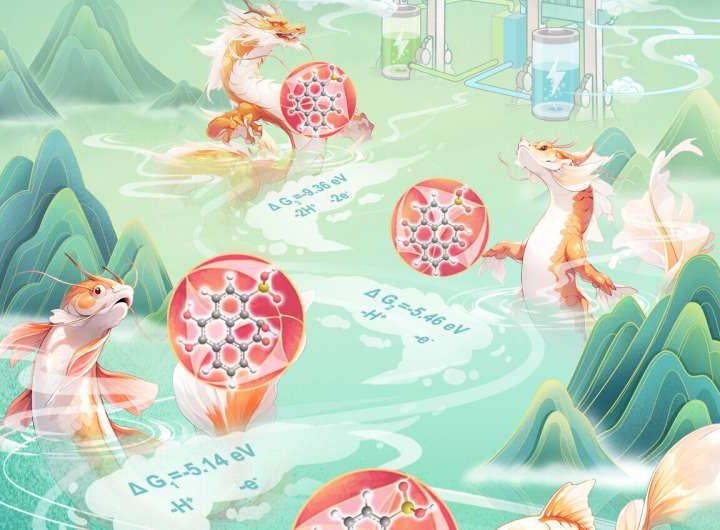 Aqueous organic flow batteries: Pyrene tetraone derivative offers stable, high-density energy storage