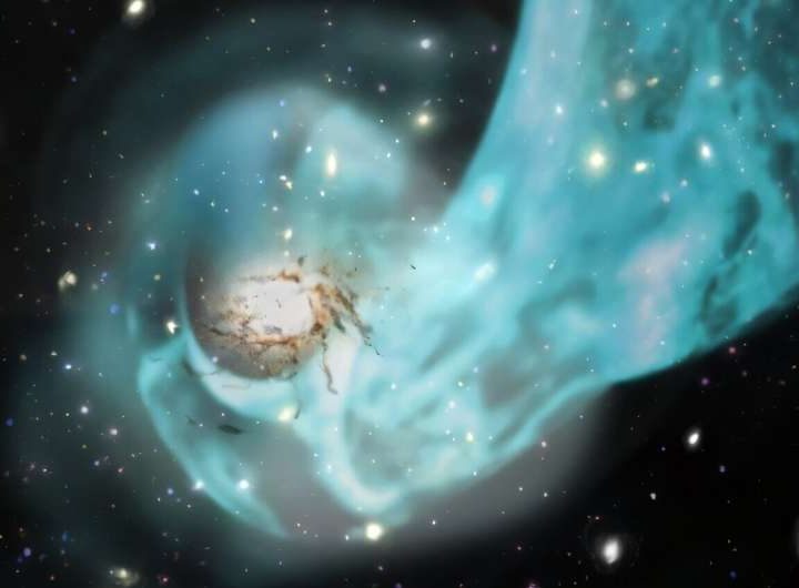 ‘Sloshing’ from celestial collisions solves mystery of how galactic clusters stay hot