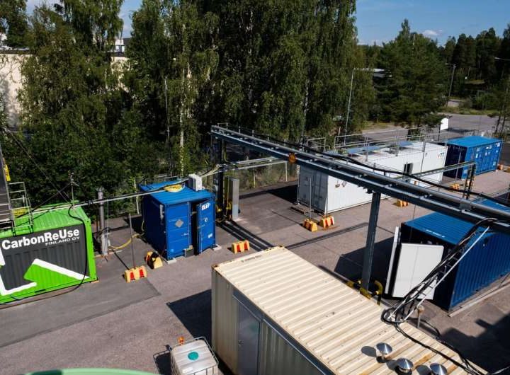 Converting the forest industry’s carbon dioxide emissions into raw material for plastics