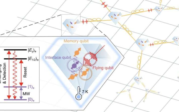 Researchers attain coherent control of a hybrid quantum network node