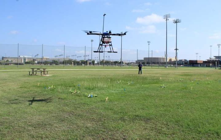 Spray drones prove effective for crabgrass management in turf