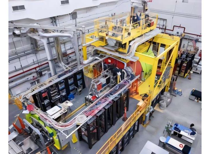 First-of-its-kind measurement may help physicists learn about gluons, which hold together nuclei in atoms