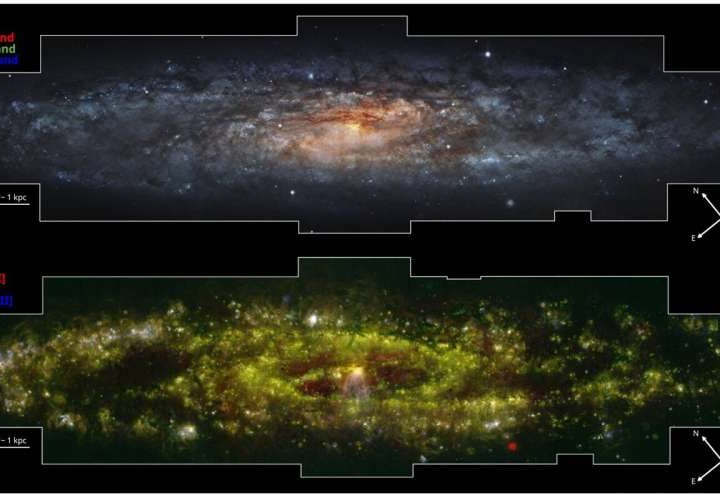 Astronomers capture most detailed thousand-color image of the Sculptor galaxy