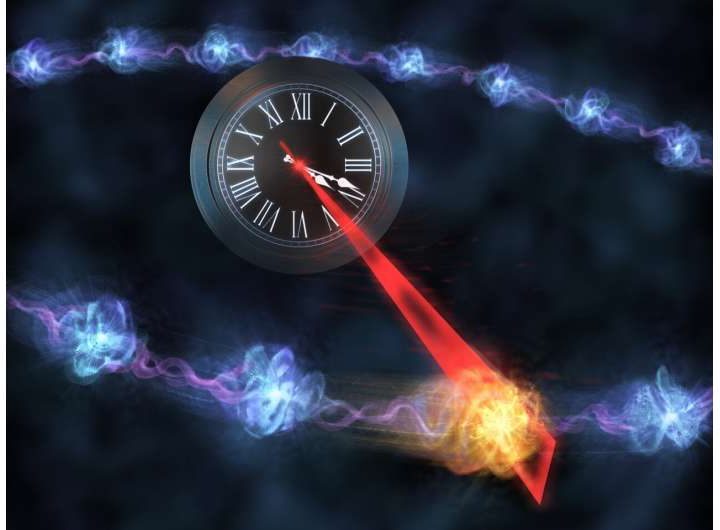 Two different time scales could increase quantum clock accuracy exponentially
