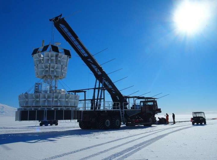 Strange radio pulses detected coming from ice in Antarctica