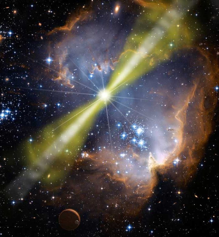 The Universe’s Brightest Flash Reveals the Secrets of Cosmic Jet