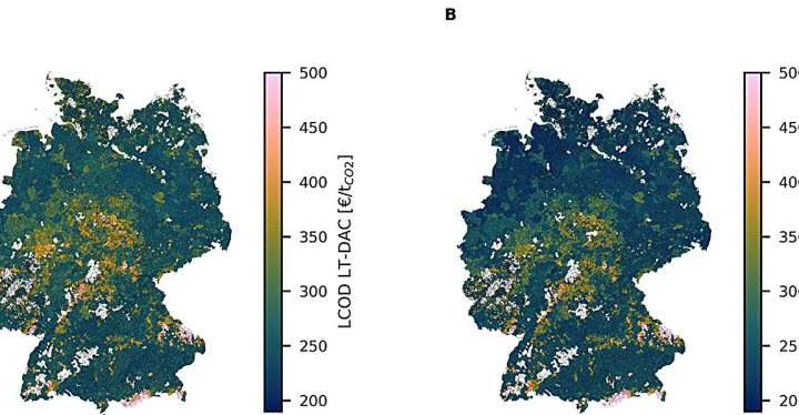 Direct air capture—A lever for climate action, but not cost-effective everywhere