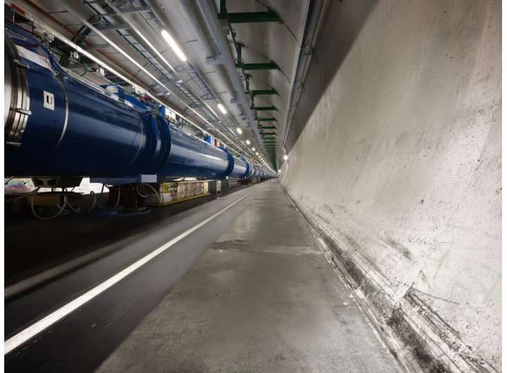 First-ever collisions of oxygen at the Large Hadron Collider
