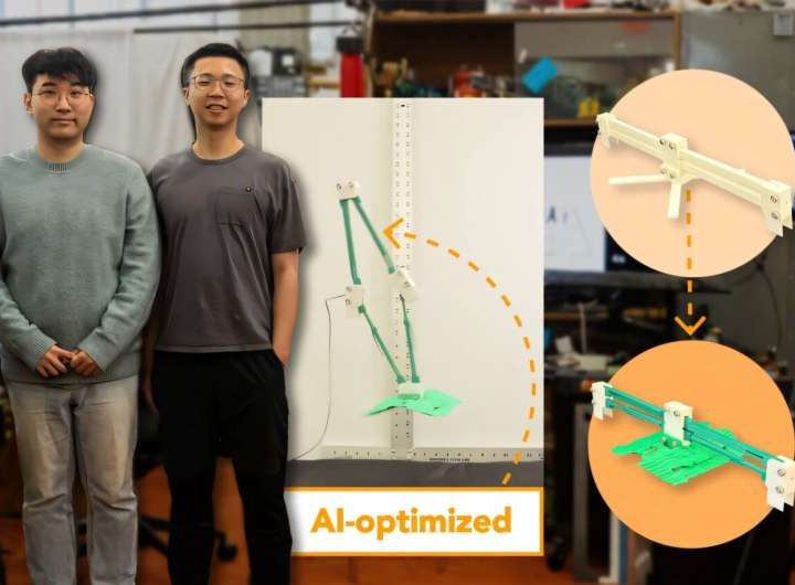 Using generative AI to help robots jump higher and land safely