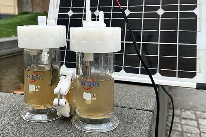 Wastewater contaminants boost green hydrogen production