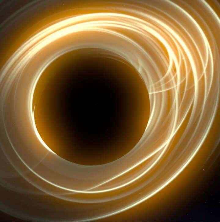 Accidental double zoom reveals millimeter waves around supermassive black hole
