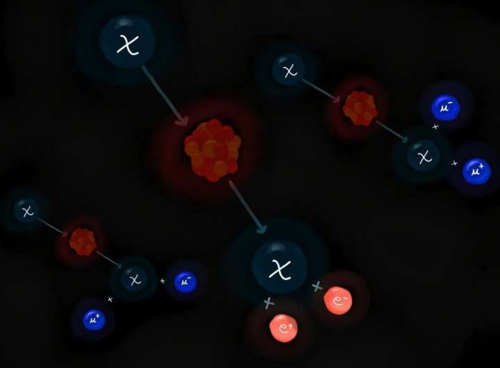 Internal pair production could enable direct detection of dark matter