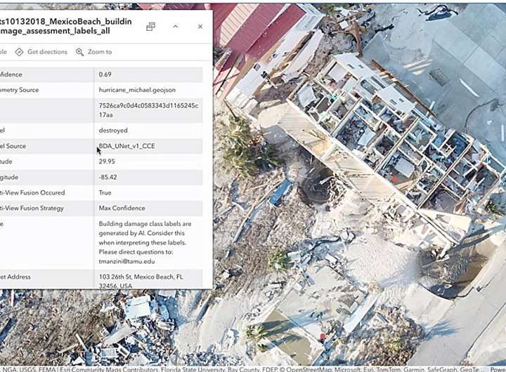 AI tool transforms drone images into instant disaster area maps for responders