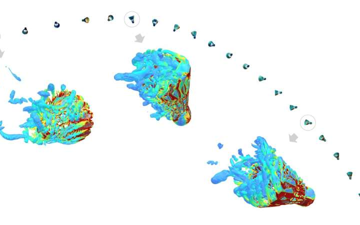 3D computational fluid dynamics illustrate badminton’s ‘spin serve’ phenomenon