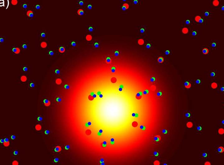 Ten thousand molecules in time: Generation and control of collective vibrations in a liquid
