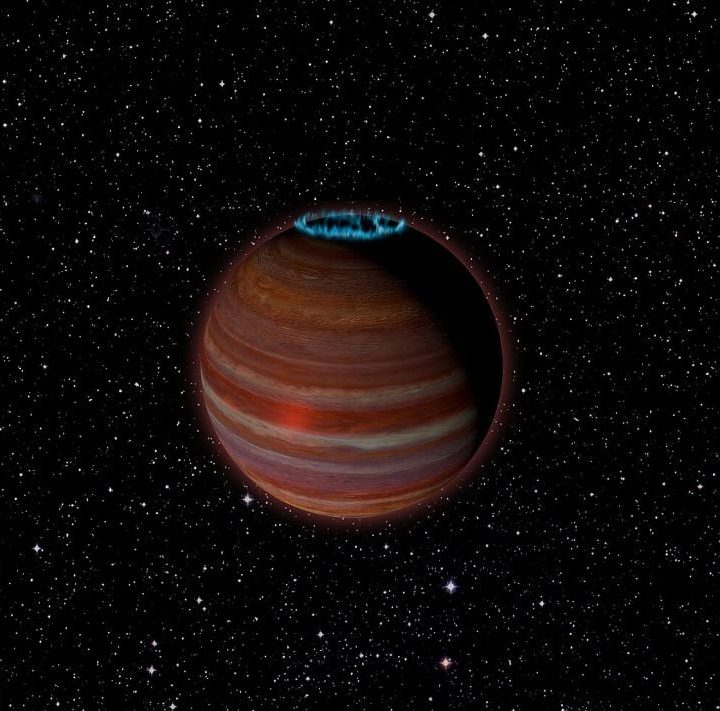James Webb Spots Intense Auroras on Nearby Rogue Planet