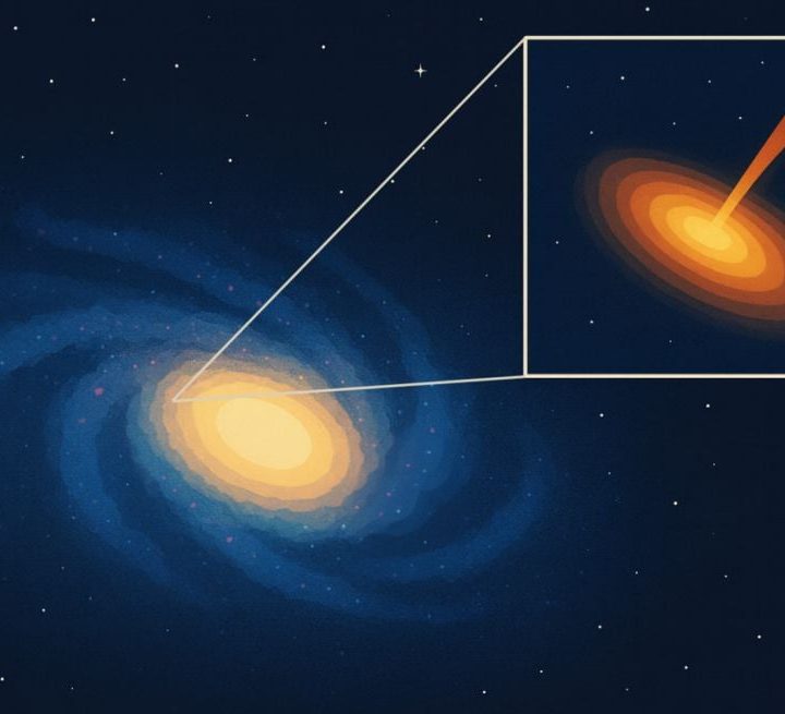 This Wandering Black Hole Has Left Its Galactic Center