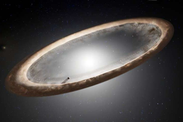 Fomalhaut star’s warped ring shows evidence of sculpting by ancient planets