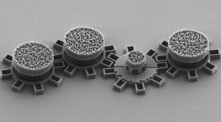 New light-powered gears fit inside a strand of hair