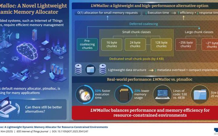 Ultra-lightweight memory allocator enhances performance for IoT and embedded systems