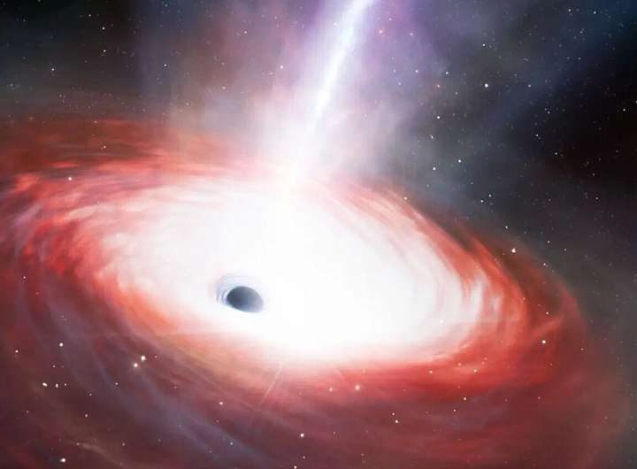 Supermassive black hole spews gas at record speeds, upending mass estimates