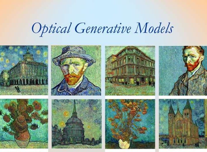 Researchers pioneer optical generative models, ushering in a new era of sustainable generative AI