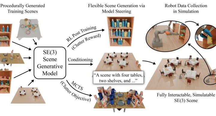 Using generative AI to diversify virtual training grounds for robots