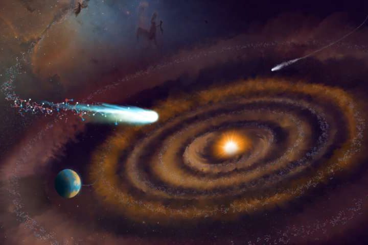 First-ever detection of ‘heavy water’ in a planet-forming disk
